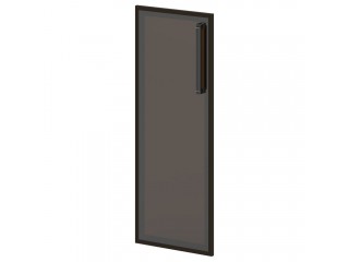 L-028 Дверь средняя. Стекло в алюминиевом профиле (444х20х1194)