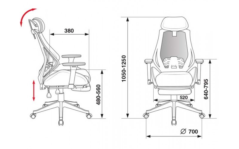 Кресло игровое CH-770