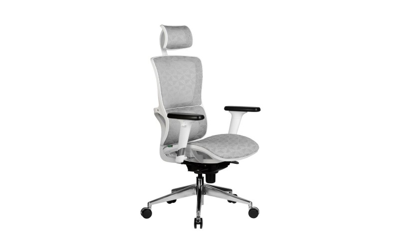 Кресло для персонала A8 (белый пластик)