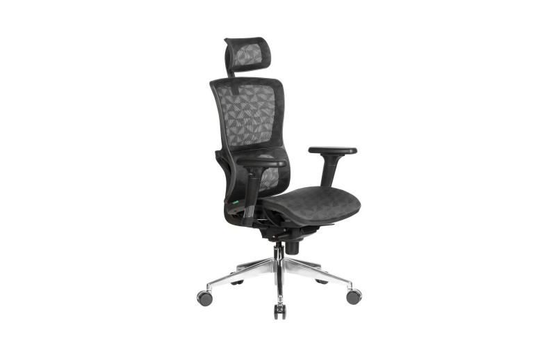 Кресло компьютерное A8 (чёрный пластик)