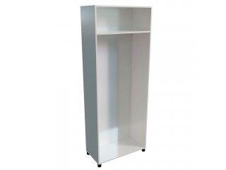 10501 grey Каркас шкафа для одежды (770х380х1980)