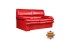 Д2Р Двухместный раскладной диван (1550х900х900 мм)