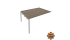 Б.ППРГ-4 Проходной элемент переговорного стола (1600х1235х750 мм)
