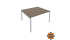Б.ПРГ-1.3 Переговорный стол (1 столешница) (1400х1235х750 мм)