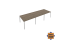 Б.ПРГ-3.2 Переговорный стол (3 столешницы) (3600х1235х750 мм)
