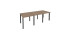 O.MP-PRG-3.0 Стол переговорный на мет. каркасе (3 столешницы) (2340*980*750)