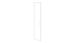 O.SR-1(L/R) white стекло в раме высокий лев/пр (396*20*1920)