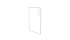 O.SR-3(L/R) white стекло в раме низкий лев/пр (396*20*766)