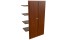 29552 Наполнение двустворчатого шкафа с дер.дверьми и вешалкой (1000x470x1970)