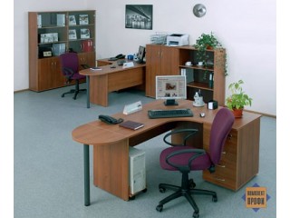 Образ офисной мебели для удобной работы и успешных результатов