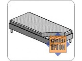 Кровать односпальная на металлокаркасе на 900 мм HBS2190