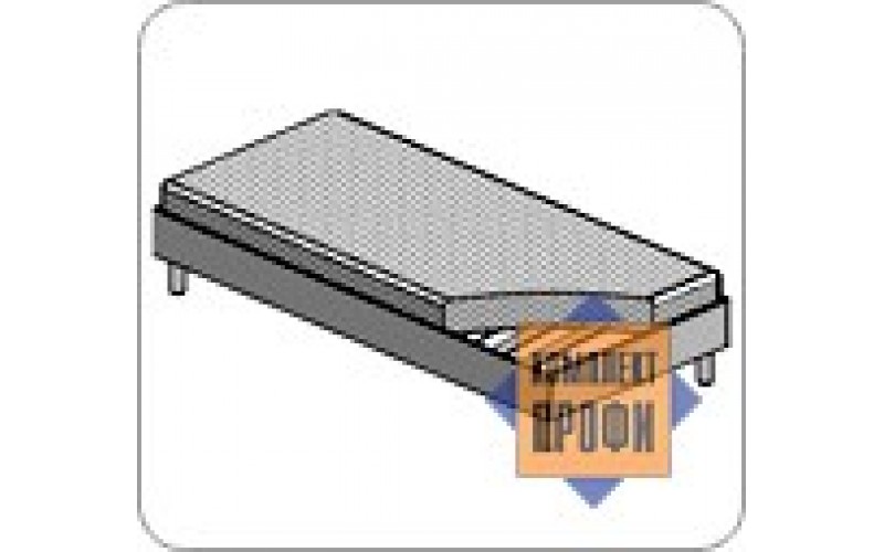 Кровать односпальная на металлокаркасе на 900 мм HBS2190
